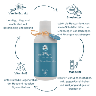 •Baby - Weich• Körpermilch - Pure Elements Naturkosmetik