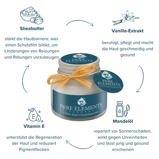 •Baby - Zart• Gesichtscreme - Pure Elements Naturkosmetik