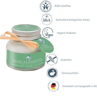 Gesichtsmaske •Energie• mit Arganöl - Pure Elements Naturkosmetik