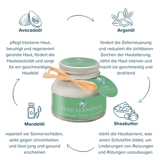 Gesichtsmaske •Energie• mit Arganöl - Pure Elements Naturkosmetik