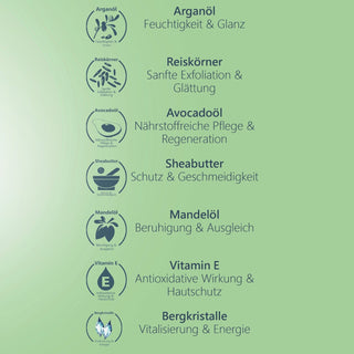 Gesichtspeeling •Energie• mit Reis - Pure Elements Naturkosmetik