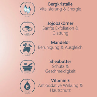 Jojoba Körperpeeling •Energie• - Pure Elements Naturkosmetik