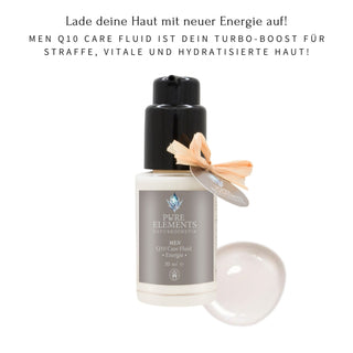 MEN Q10 Care Fluid •Energie• - Pure Elements Naturkosmetik
