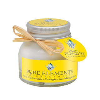 Phyto Nachtcreme •Energie• mit Mangobutter - Pure Elements Naturkosmetik